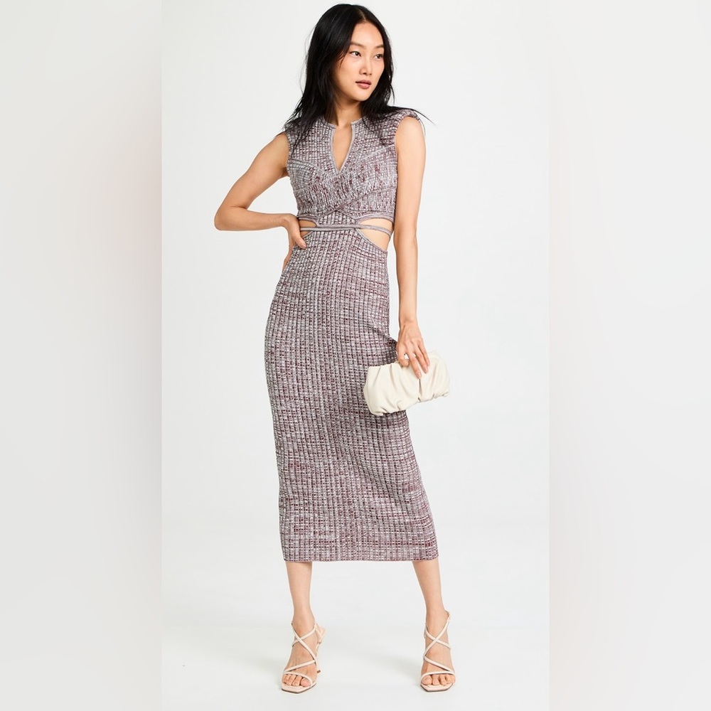 Space Dye Cut Out Dress EUC